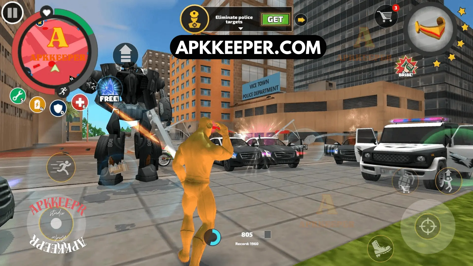 Rope Hero Vice Town Mod Apk 