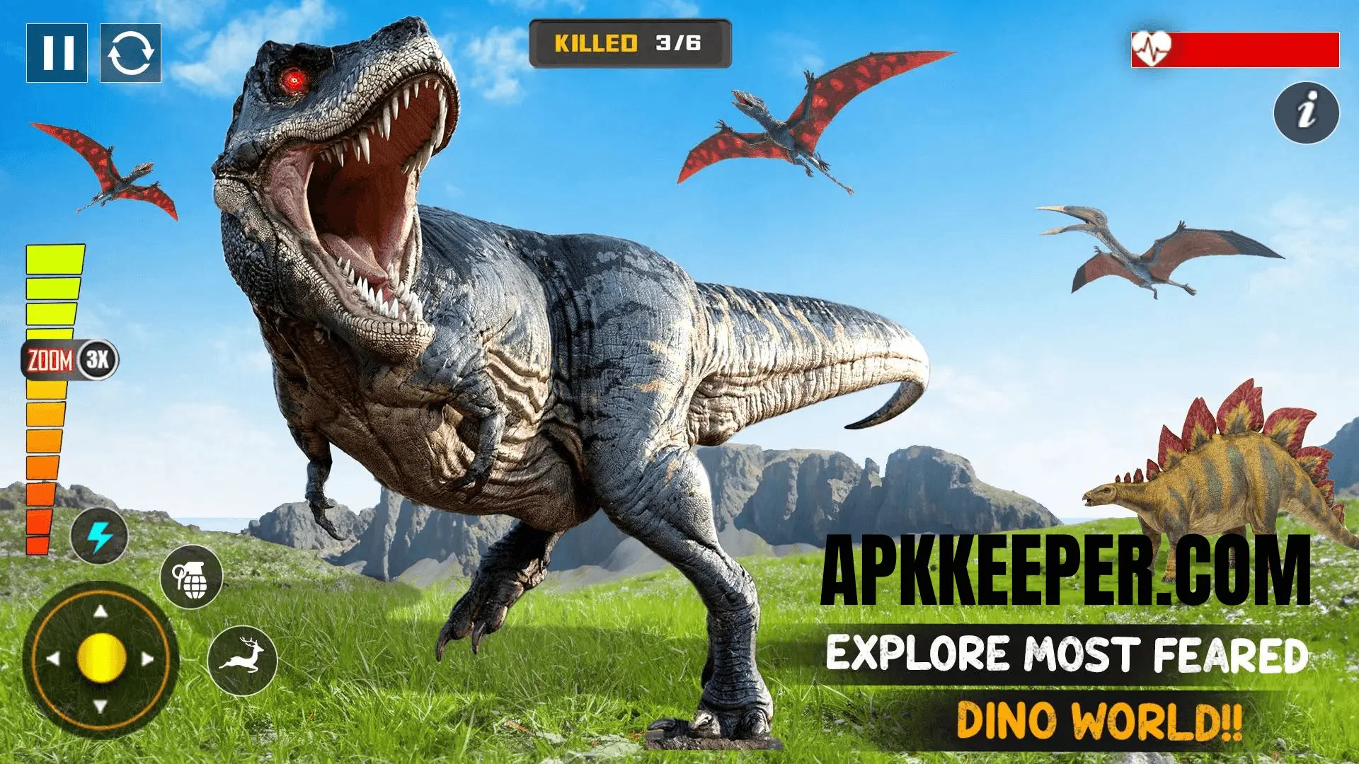 Wild Dino Hunting Shooting 3D