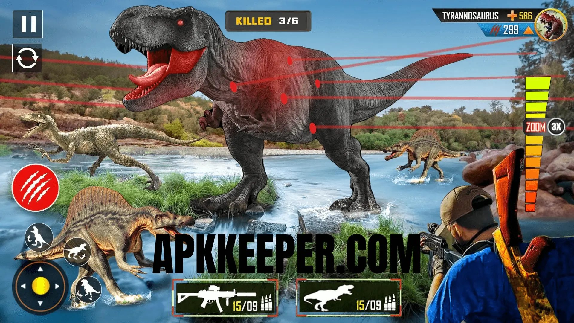 Wild Dino Hunting Shooting 3D